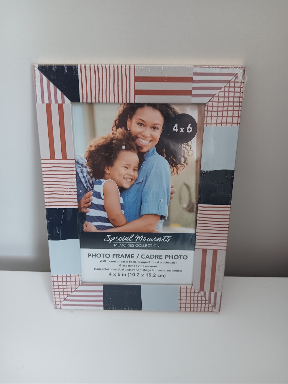 Special Moments 4x6 Multicolored Patterned Photo Frame